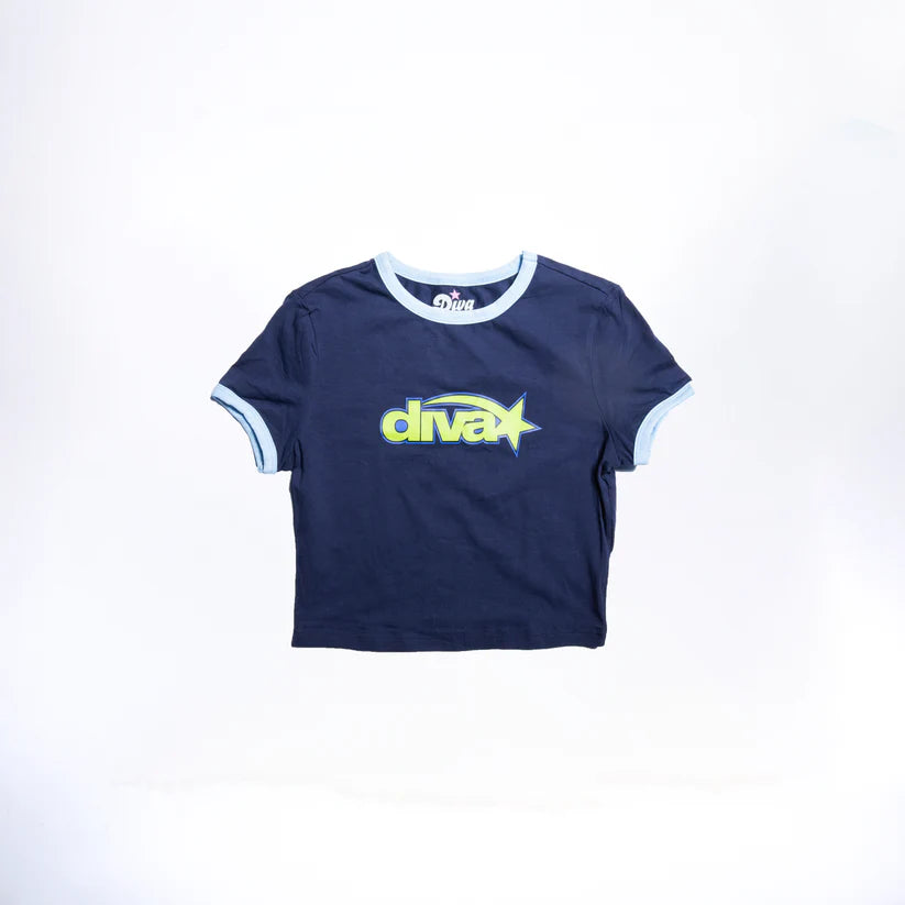 Diva Baby Tee (Blue)